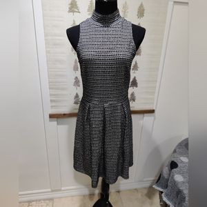 Mossimo Mock Neck Pleated Dress - Small